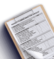 Plumber inspection paperwork